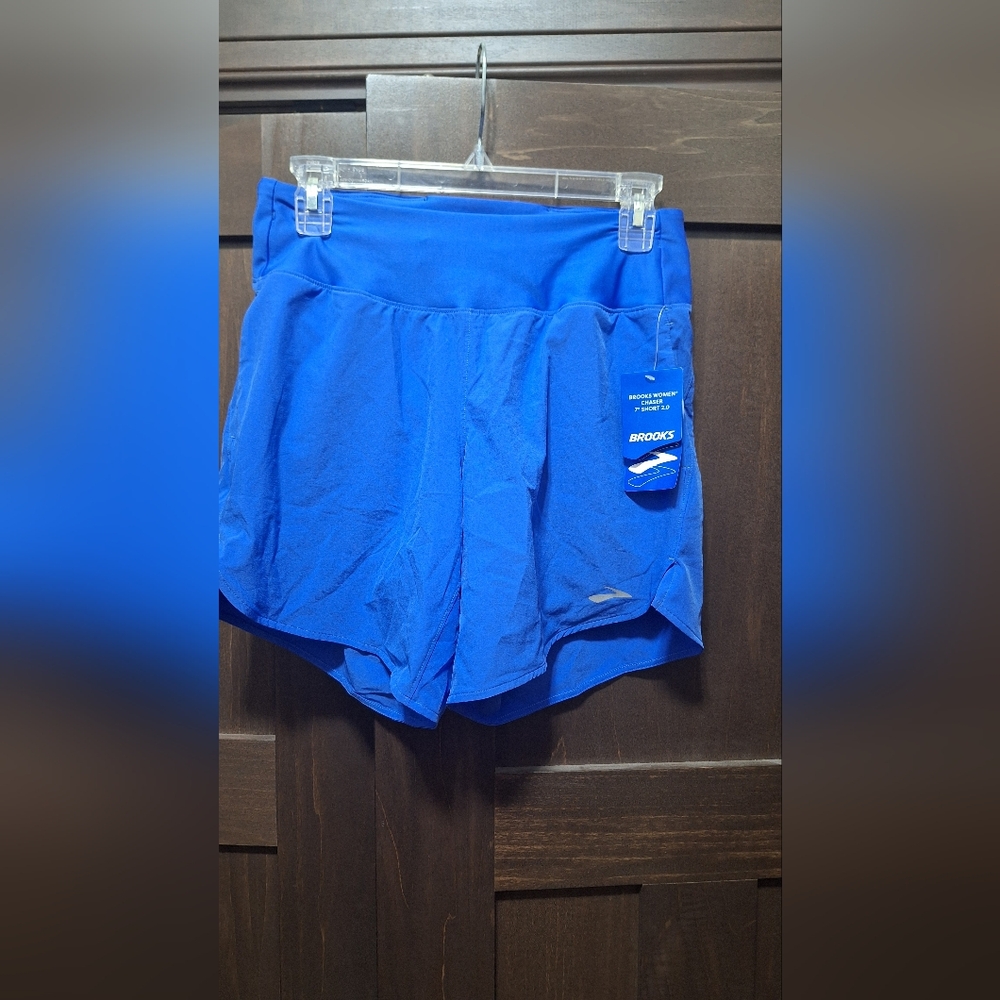 Brooks Vibrant Blue Athletic Shorts